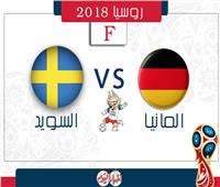 روسيا 2018| بث مباشر.. مباراة ألمانيا والسويد