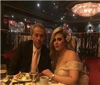صور| زفاف توفيق عكاشة وحياة الدرديري في حفل عائلي