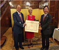 السفير الياباني ينظم حفلا لتكريم سفير مصر السابق بطوكيو