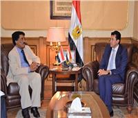 وزير الشباب والرياضة يبحث مع سفير السودان بالقاهرة سبل تعزيز التعاون المشترك