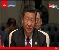 فيديو| الرئيس الصينى: نسعى لدعم التعاون الأمنى بين دول «بريكس»