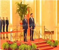 متحدث الرئاسة ينشر فيديو استقبال السيسي فى قاعة الشعب الكبرى بالصين