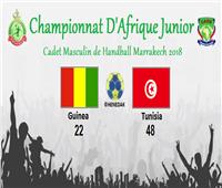  المنتخب التونسي لكرة اليد يكتسح غينيا بأمم إفريقيا