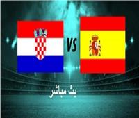 بث مباشر| مباراة أسبانيا وكرواتيا في دوري أمم أوروبا