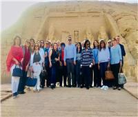 زيارة تفقدية لوزير الآثار وأعضاء مجلس النواب داخل معبد أبوسمبل‎