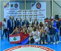 «قنصوة» يهنئ فريق هومنتمن اللبناني لفوزه بالبطولة لعربية للسلة سيدات