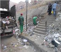 حي منشأة ناصر يشن حملة نظافة بالشوارع
