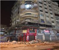 محافظ الإسكندرية: إصابة 3 أشخاص في سقوط شرفات عقار بالمنشية