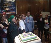  نوال مصطفى تحتفل بعيد ميلادها في ختام منتدى «حياة جديدة» 