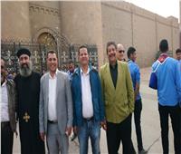 لجنة وفد أسيوط تزور «الدير المحرق» لدعم سياحة مسار العائلة المقدسة