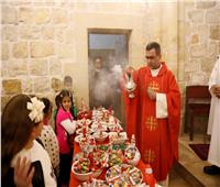 فلسطينيون يحتفلون بعيد القديسة بربارة