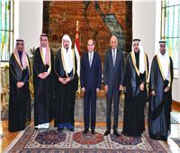 بالصور| السيسي يؤكد متانة العلاقات مع السعودية ويشيد بمواقف قياداتها تجاه مصر 