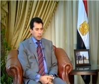 فيديو| وزير الشباب: 2018 شهد نهضة كبيرة في شتى المجالات بمصر