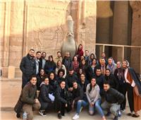 وزارة الهجرة تنظم زيارة لأبناء المصريين بالخارج إلى معبدي إدفو وكوم أمبو