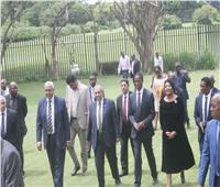 صور| وزير الزراعة يبحث مع رئيس زامبيا التعاون المشترك