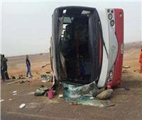 مصرع سائق وإصابة 38 طالبا بـ«عين شمس» في انقلاب أتوبيس بدهب