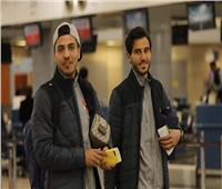 صور| لاعبو الأهلي يتوافدون على مطار القاهرة استعدادا لرحلة تنزانيا