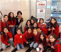 فريق الجمباز للصغار يغادر إلى فيينا للمشاركة بالبطولة الدولية 