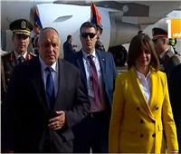 نبيلة مكرم تستقبل رئيس وزراء بلغاريا على هامش فعاليات القمة العربية الأوروبية