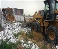 إزالة 236 حالة تعدي على الأراضي الزراعية بالمنيا
