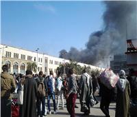 حريق محطة مصر| الحماية المدنية تسيطرعلى الحريق والأمن يحصرعدد الضحايا