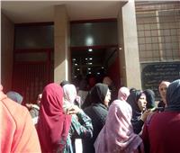 حادث محطة مصر| صور| توافد المواطنين على مستشفى الهلال للتبرع بالدم