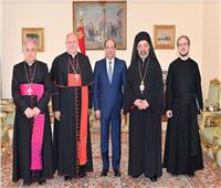 السيسى: مصر والفاتيكان لديهما مجال واسع لترسيخ الوسطية ونبذ العنف