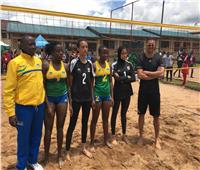 منتخب سيدات الكرة الطائرة الشاطئية يحقق فضية دورة حوض النيل