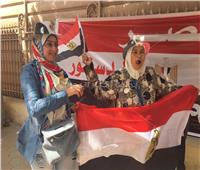 التعديلات الدستورية 2019| الزغاريد وعلامات النصر تعلو في لجان مصر الجديدة