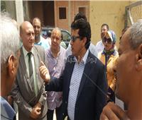 وزير الشباب يتفقد الصالة المغطاة بمدينة الغردقة 