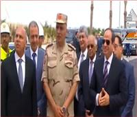 فيديو| الرئيس السيسي يتفقد مشروعات أنفاق تحيا مصر بالإسماعيلية