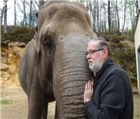 شاهد| بعد فراق 35 عاما.. لقاء فريد من نوعه بين فيل وحارسه 