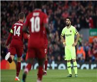 فيديو| «تحت أعين صلاح».. ليفربول يضرب برشلونة بـ«هدف» في الشوط الأول