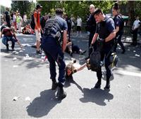 بسبب ارتفاع الحرارة... نشطاء يشتبكون مع الشرطة الفرنسية 