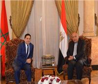 وزير خارجية المغرب يغادر القاهرة بعد لقاء «شكري»