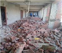 إزالة بناء مخالف لمستشفى خاص داخل مصنع للغزل بسوهاج