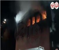 فيديو| مصدر أمني: لا وفيات بحريق كنيسة الأنبا بولا