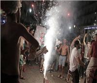 بالصور.. احتفالات نارية لجماهير الجزائر في شتى أنحاء العالم
