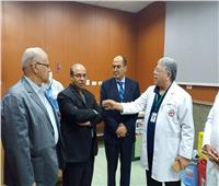 أعضاء لجنتي التعليم والصحة بمجلس النواب يزورون مؤسسة الكبد المصري