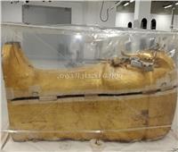ننشر الصور الأولى لتابوت توت عنخ آمون الذهبي قبل البدء في ترميمه 