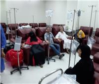 صور| معهد الأورام يستأنف استقبال المرضى .. والمقاولين العرب تبدأ أعمال الترميم
