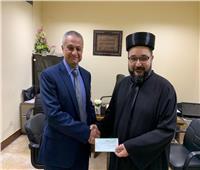 إيبارشية القاهرة للكلدان الكاثوليك تتبرع للمعهد القومي للأورام