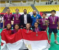 منتخب ناشئي الريشة الطائرة يعود للقاهرة بعد حصوله على 9 ميداليات بالبطولة العربية