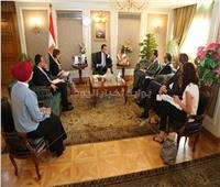 صور| وزير التعليم العالي يستقبل السفير الفرنسي بالقاهرة
