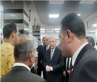وزير العدل قى زيارة مفاجئة لمجمع المحاكم والشهر العقاري ببورسعيد