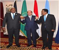 صور| الرئيسان الصومالي والكيني يُشيدان بدور مصر في رعاية مصالح الدولتين 