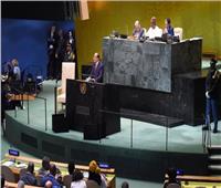 الرئيس السيسي يصل الأمم المتحدة للمشاركة في جلسة «التنمية المستدامة»
