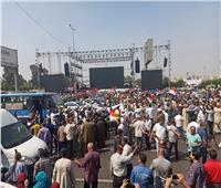 بشعارات «لا للإرهاب ونعم للاستقرار».. بعد قليل بدء حفل تأييد الرئيس السيسي أمام المنصة