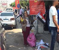 صور| المرأة المصرية تشارك بقوة في حفل تأييد «السيسي» 