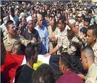 جنازة عسكرية في وداع الشهيد «مغربي» بالمنوفية